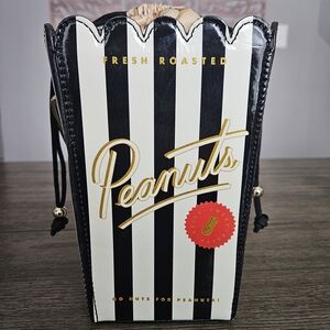Kate Spade Black and White Peanuts Mini Bag